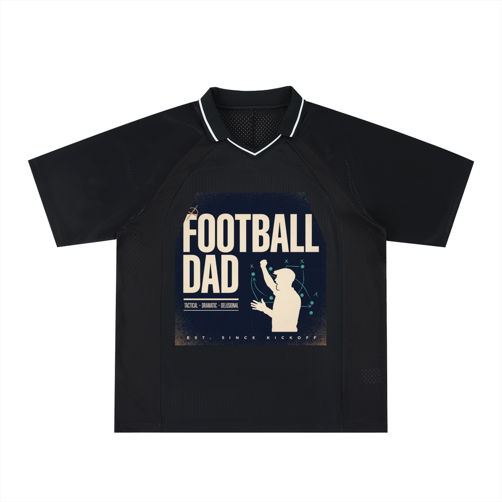 Striped V-Neck Soccer Jersey