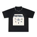 Striped V-Neck Soccer Jersey