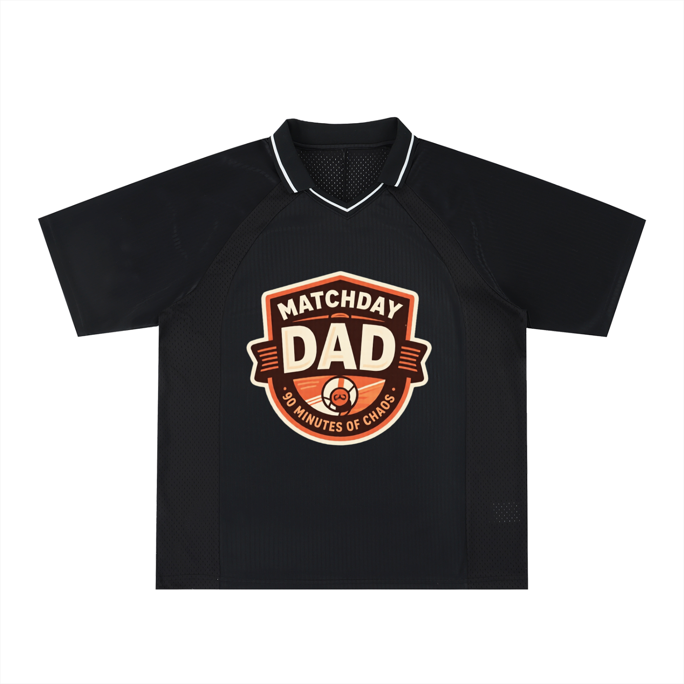 Striped V-Neck Soccer Jersey